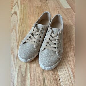 Tommy‎ Bahama Beige Canvas Sneakers